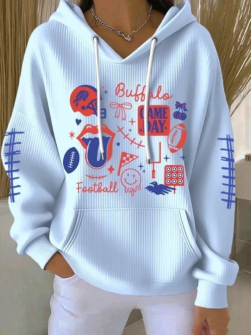 Musemora - Unisex Buffalo Bills Hoodie - Game Day Football Fan Gear