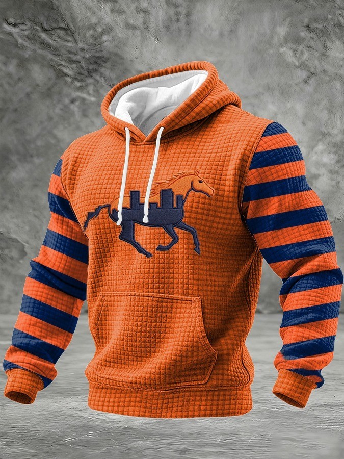 Musemora - Men's Denver Broncos Hoodie - Football Mascot