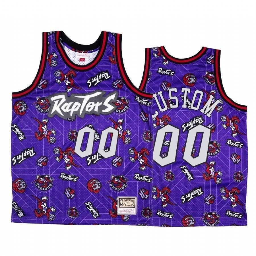 Men's Custom Toronto Raptors Purple Tear Up Pack Jersey - Multicolor NBA Style