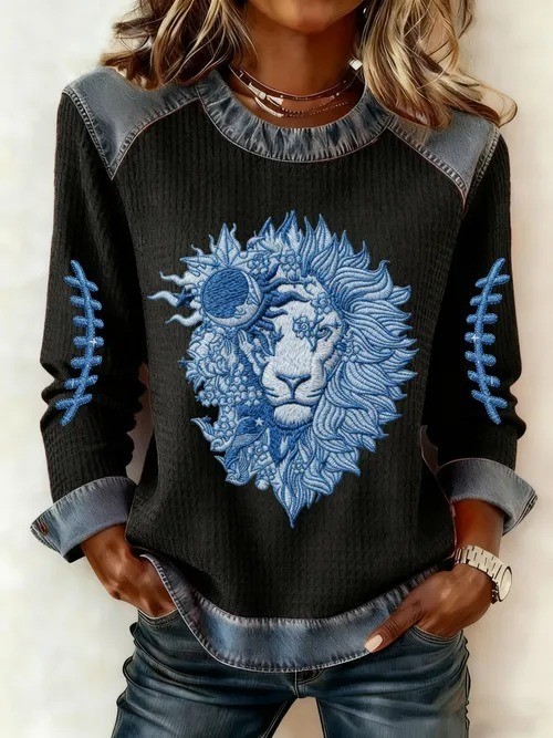 Musemora - Unisex Detroit Lions Sweatshirt - Football