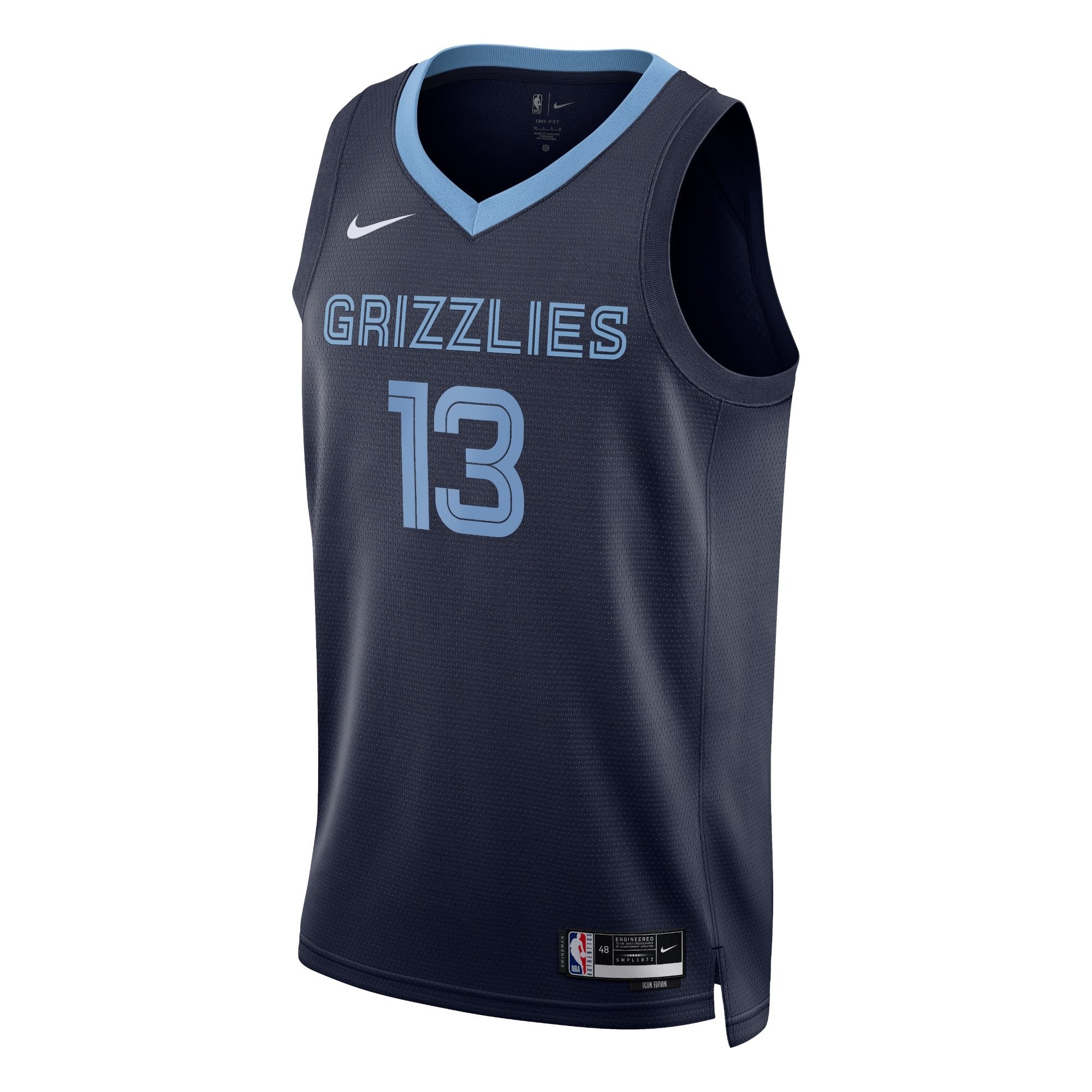 Memphis Grizzlies Icon Edition Swingman Jersey Navy Jaren Jackson Jr. Unisex