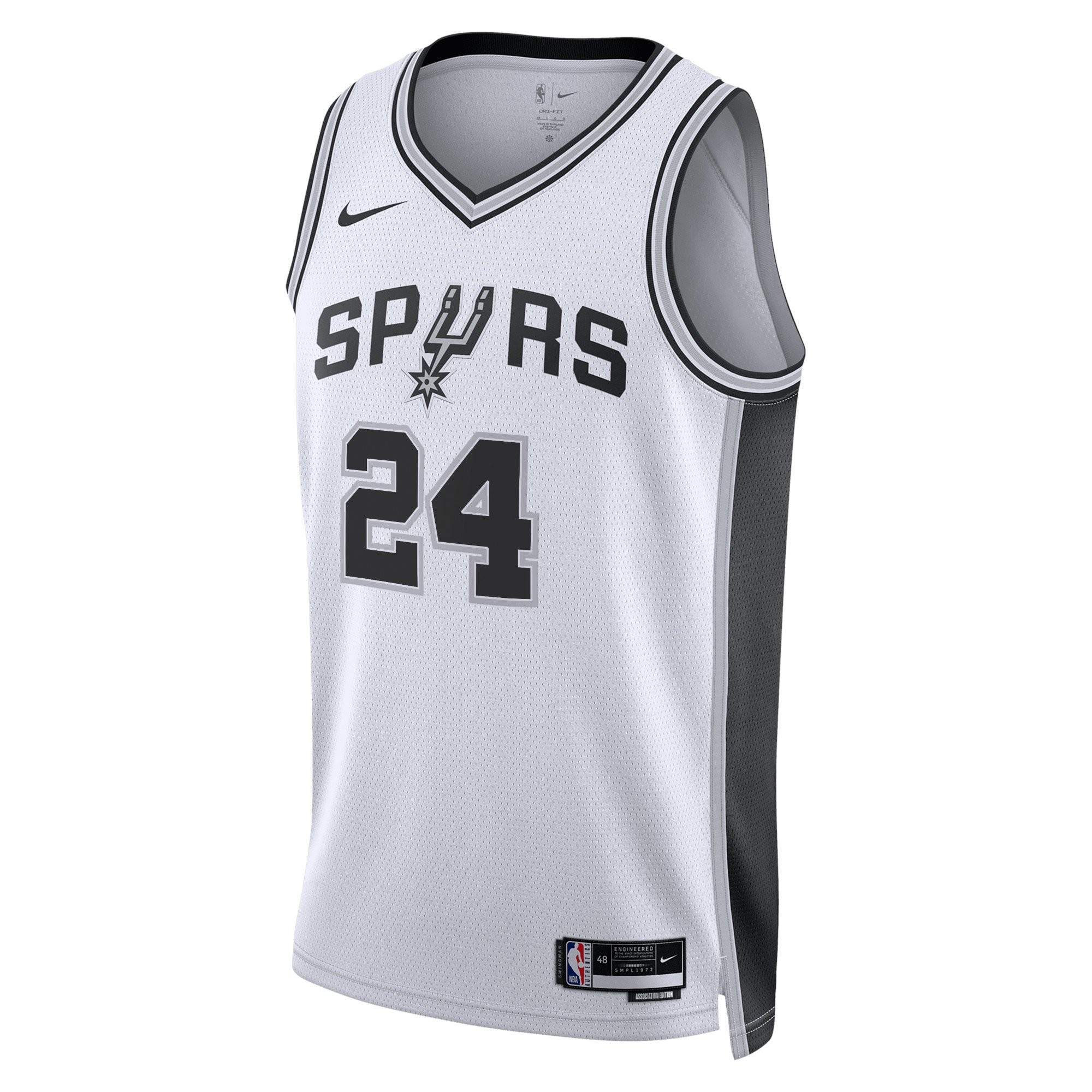 San Antonio Spurs Association Edition Swingman Jersey White Devin Vassell Unisex