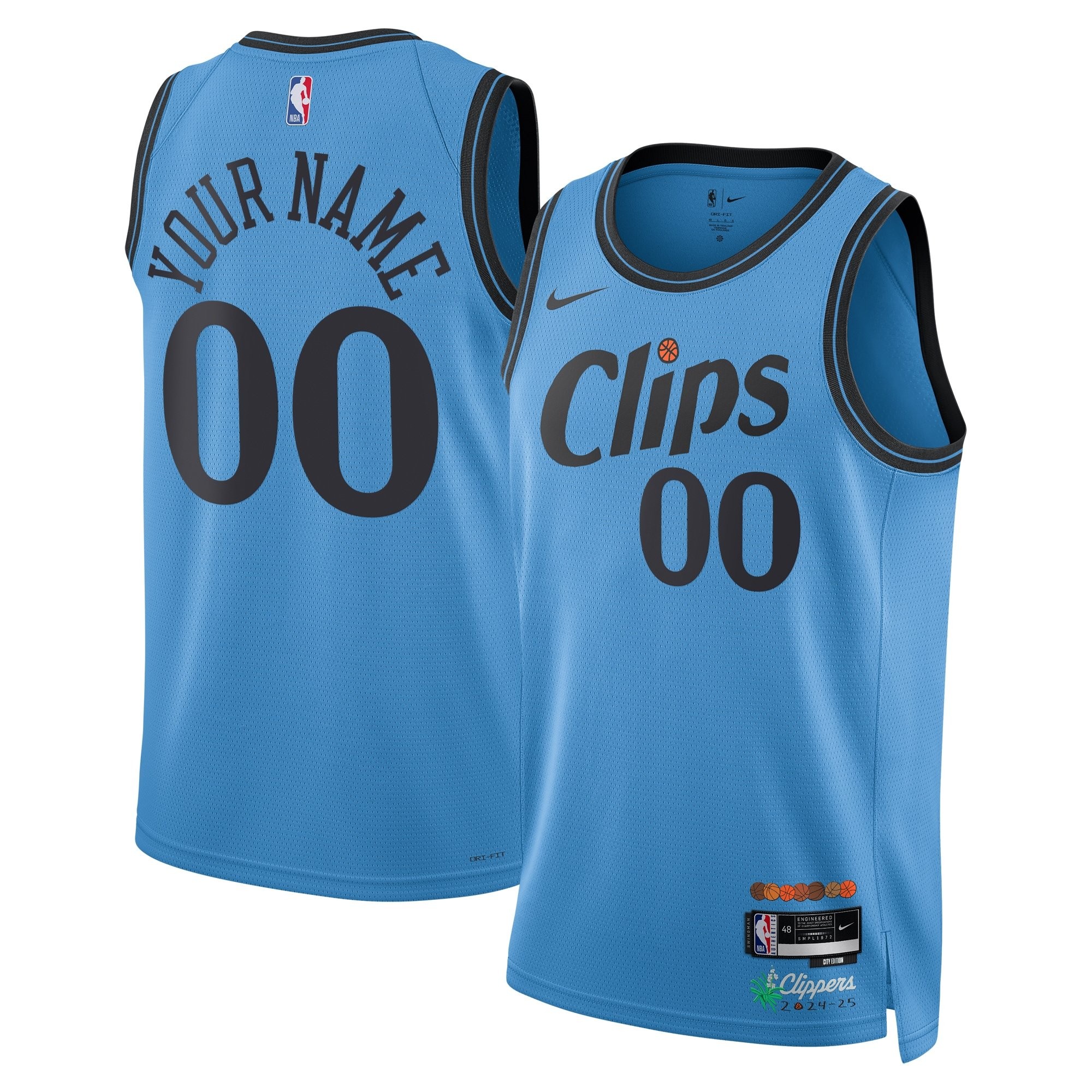 Los Angeles Clippers City Edition Swingman Jersey 2024 Custom Unisex Multicolor