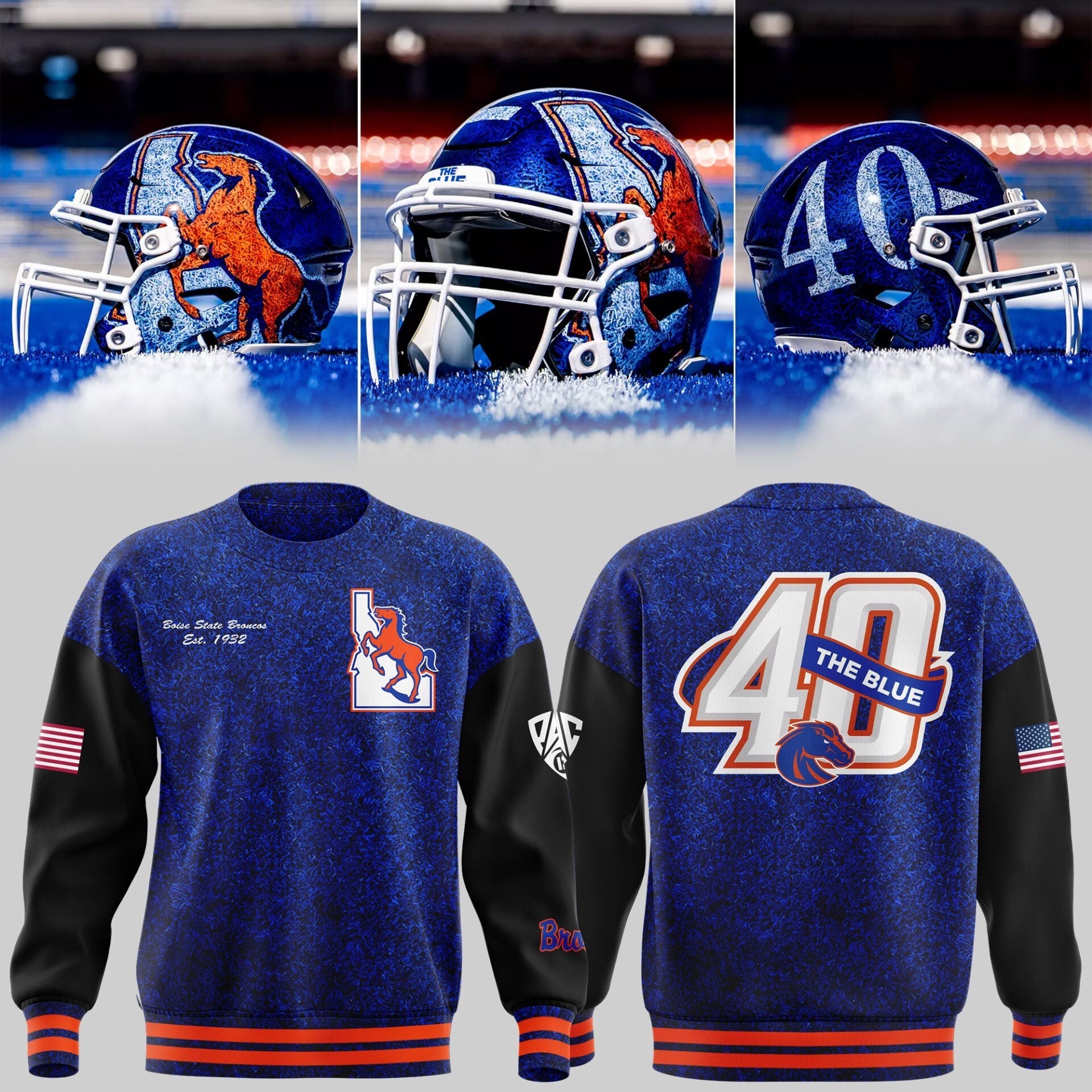 Musemora - Unisex Denver Broncos Sweatshirt