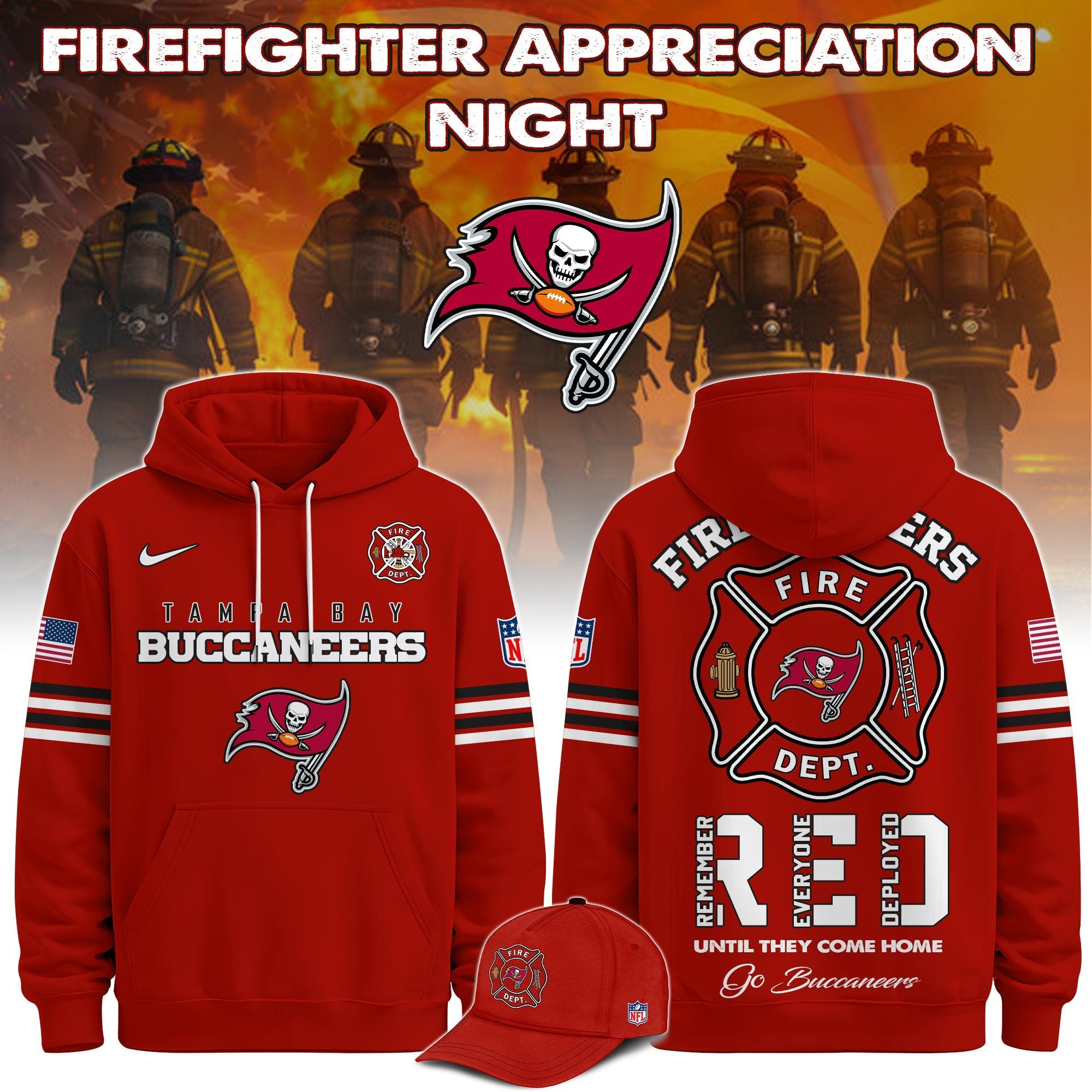 Musemora - Unisex Tampa Bay Buccaneers Hoodie