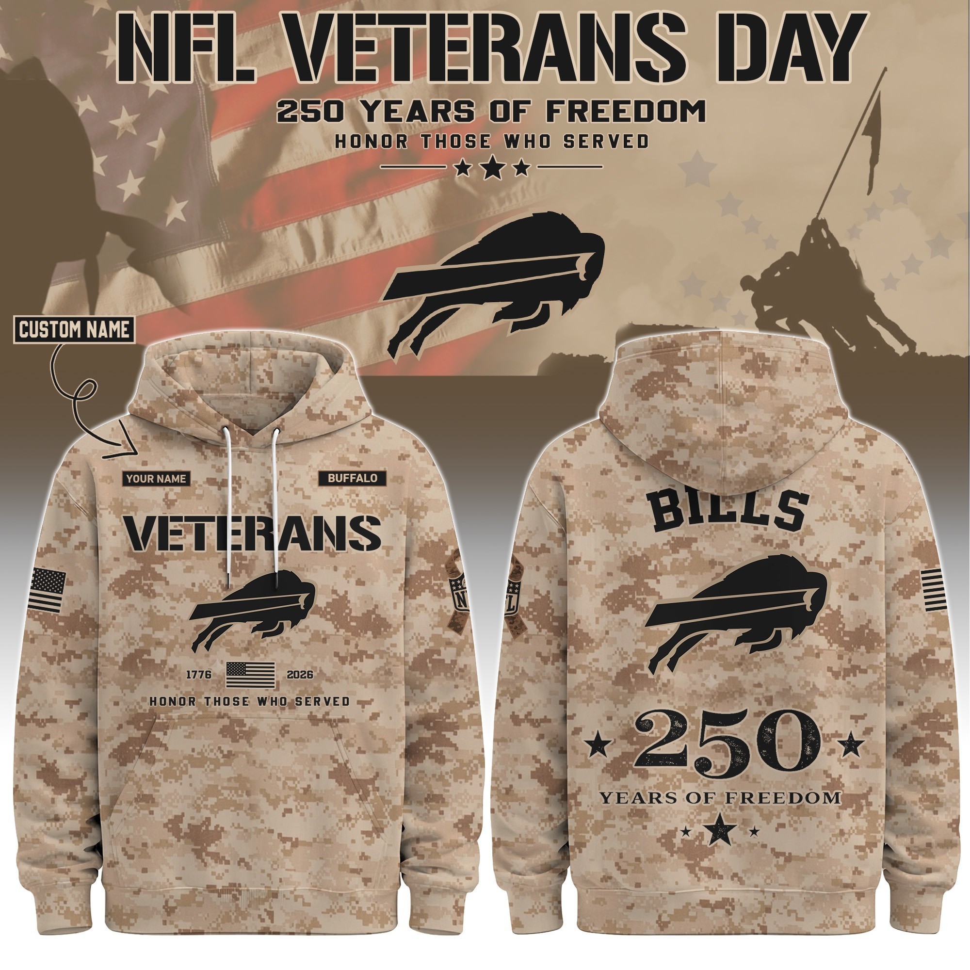 Musemora - Unisex Buffalo Bills Hoodie - Football