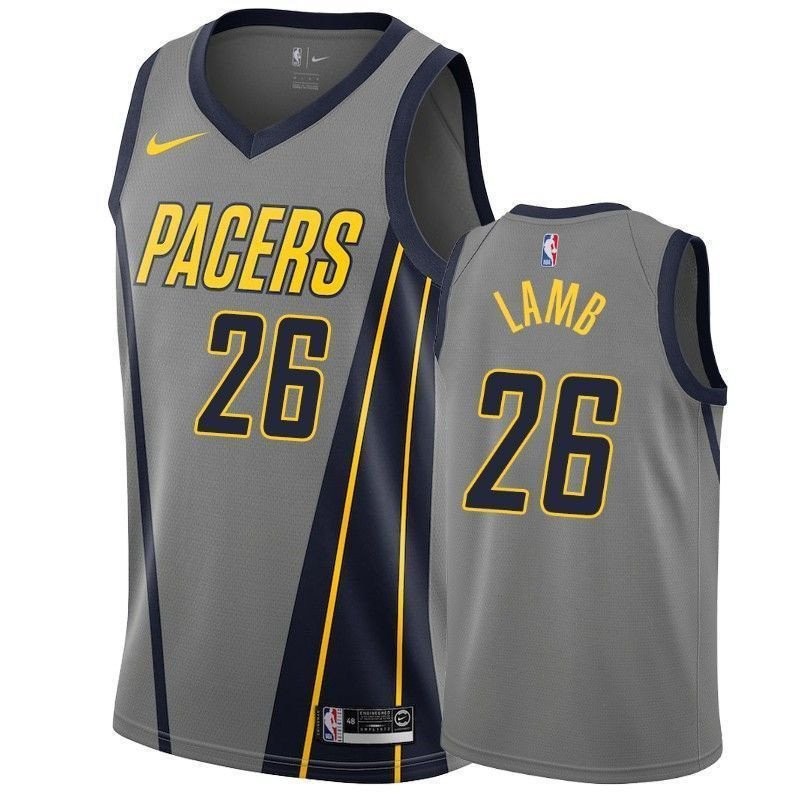 Men's Indiana Pacers Jeremy Lamb 26 City Edition Basketball Jersey
