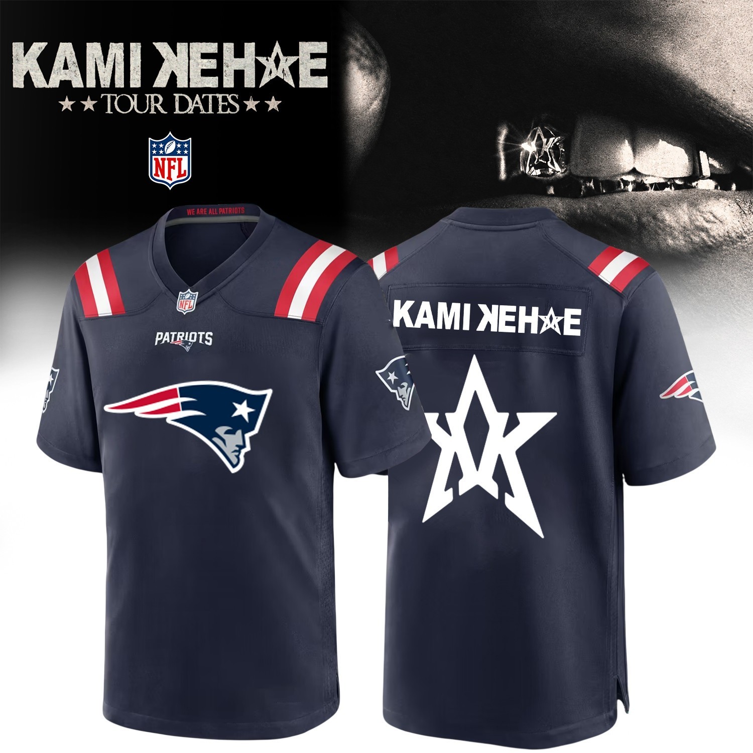Musemora - Unisex New England Patriots Jersey - Game Day