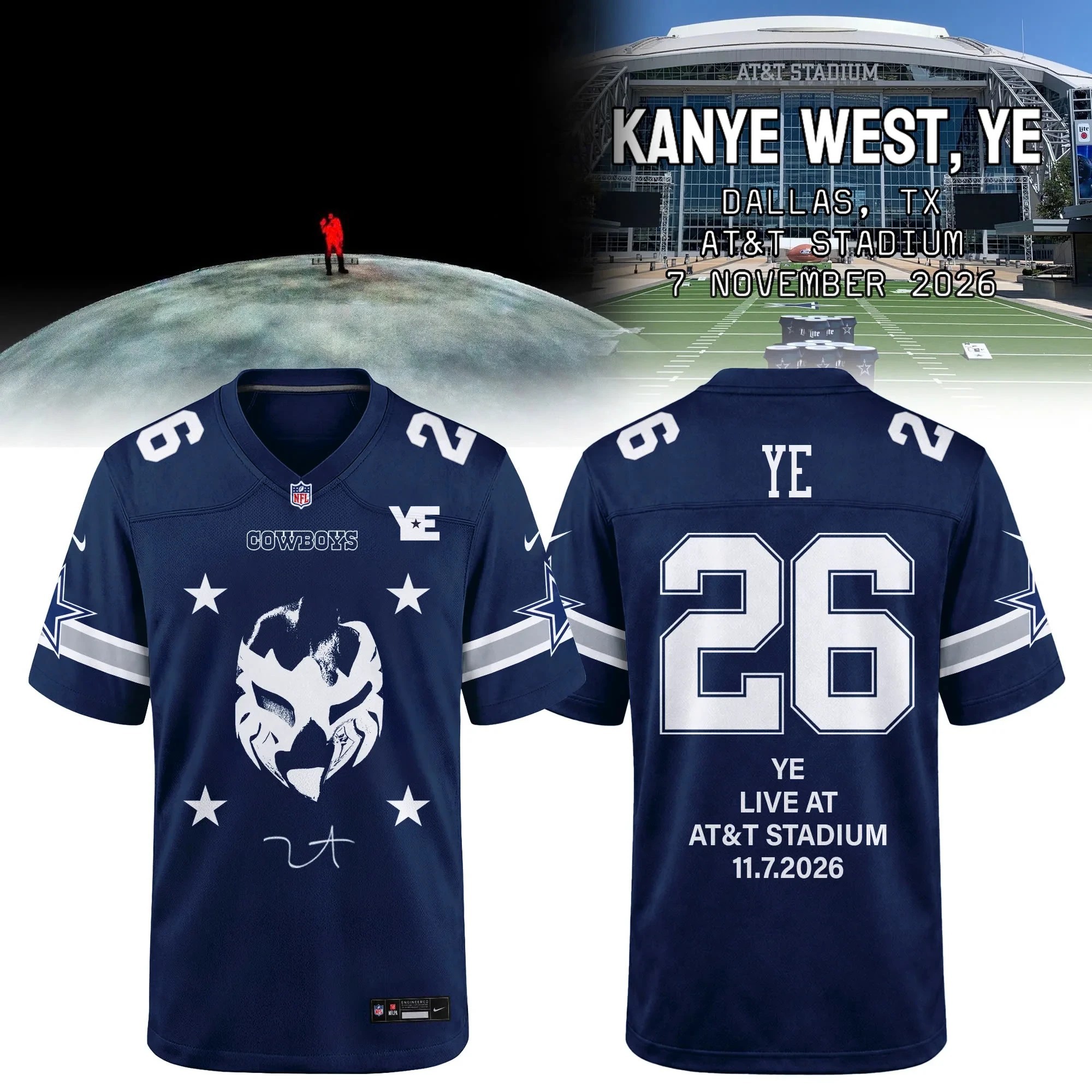 Musemora - Unisex Dallas Cowboys Jersey - Fan Gear
