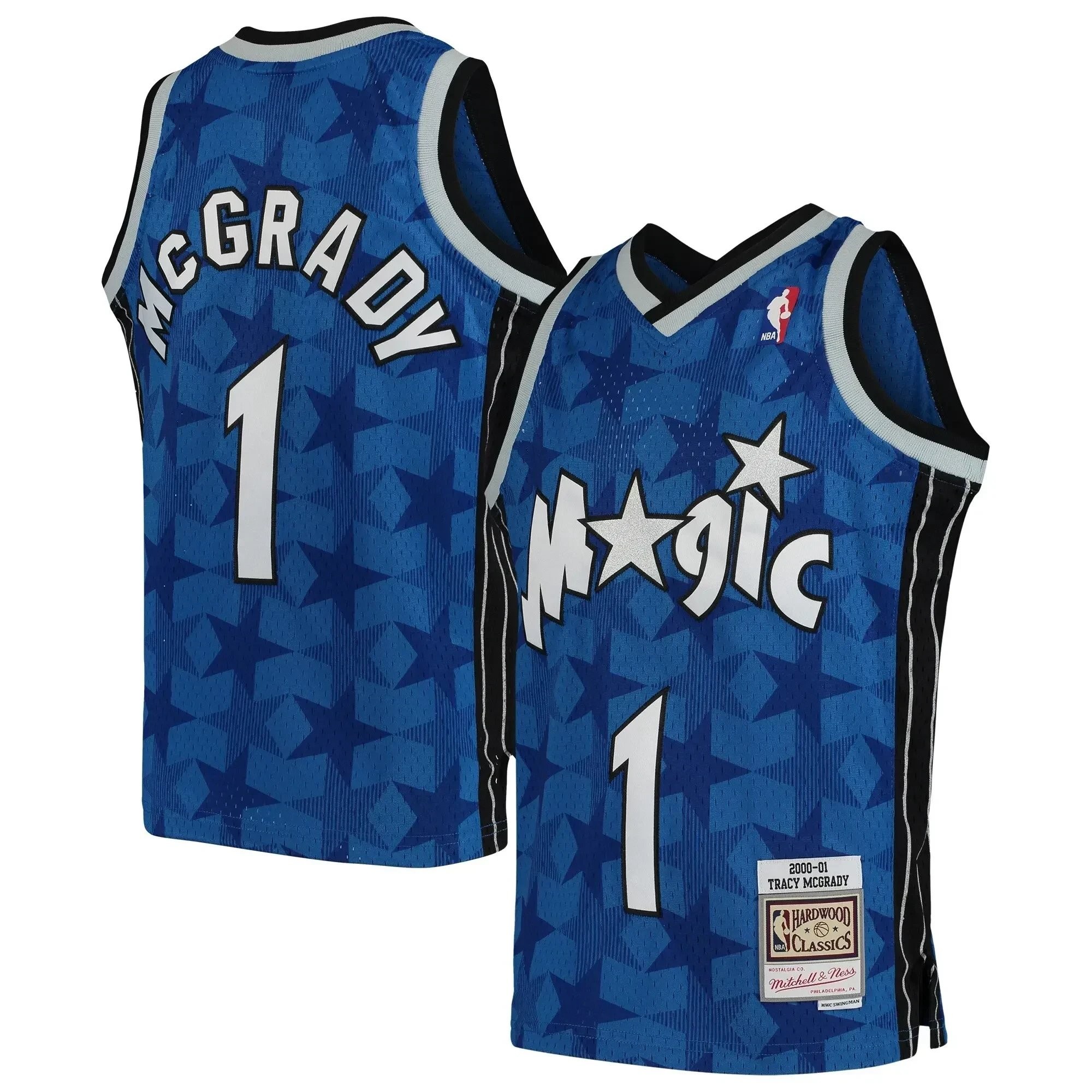 Tracy McGrady Orlando Magic Mitchell & Ness Youth Swingman Throwback Jersey Blue