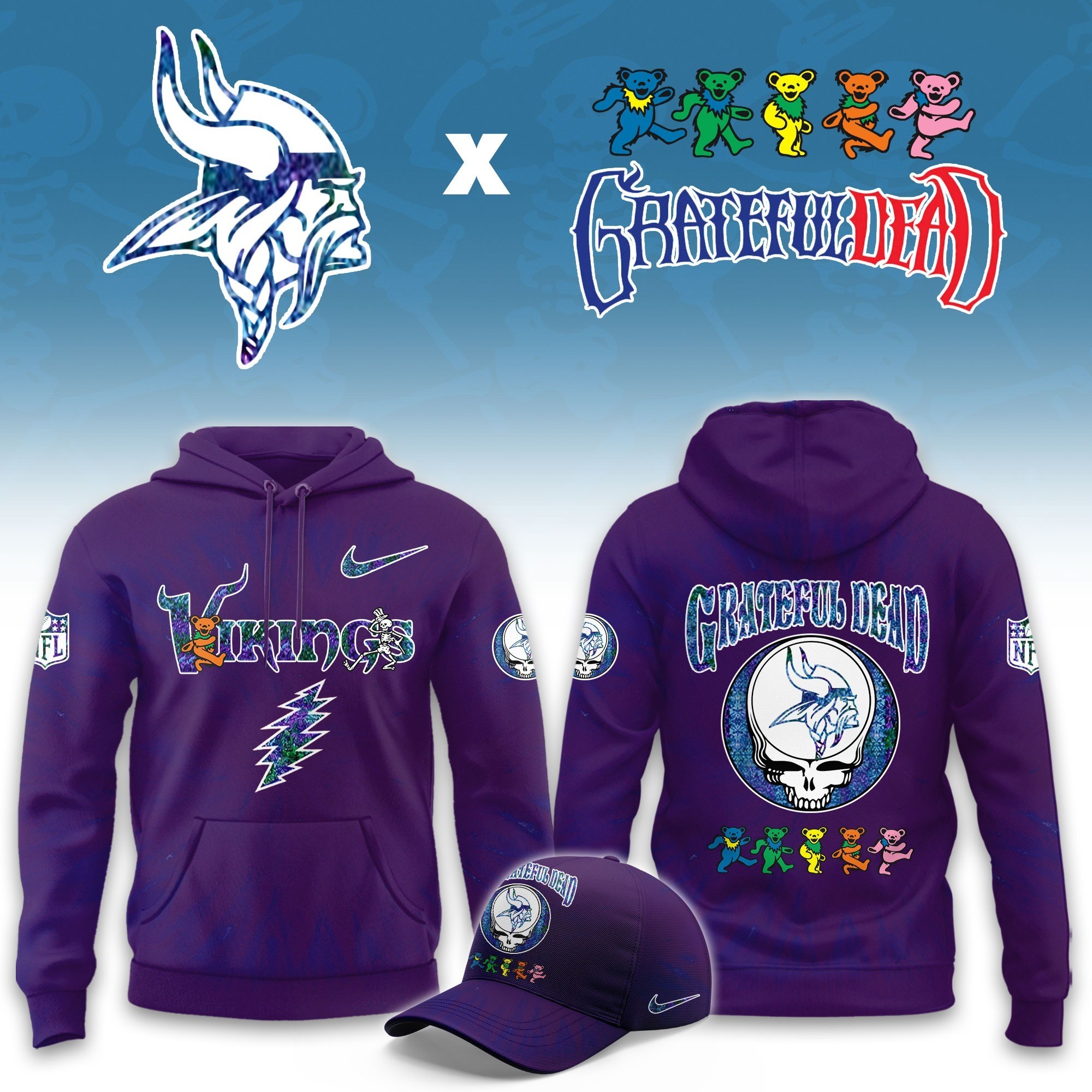 Musemora - Unisex Minnesota Vikings Hoodie - Football