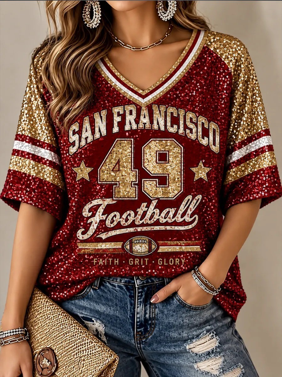 Musemora - Unisex San Francisco 49ers T-Shirt - Football
