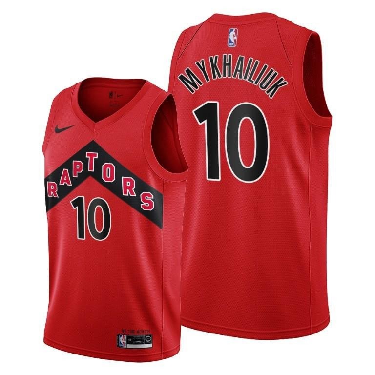 Sviatoslav Mykhailiuk Toronto Raptors Red Icon Edition Jersey 10 - Men Jersey