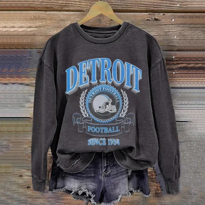Musemora - Unisex Detroit Lions Sweatshirt - Football