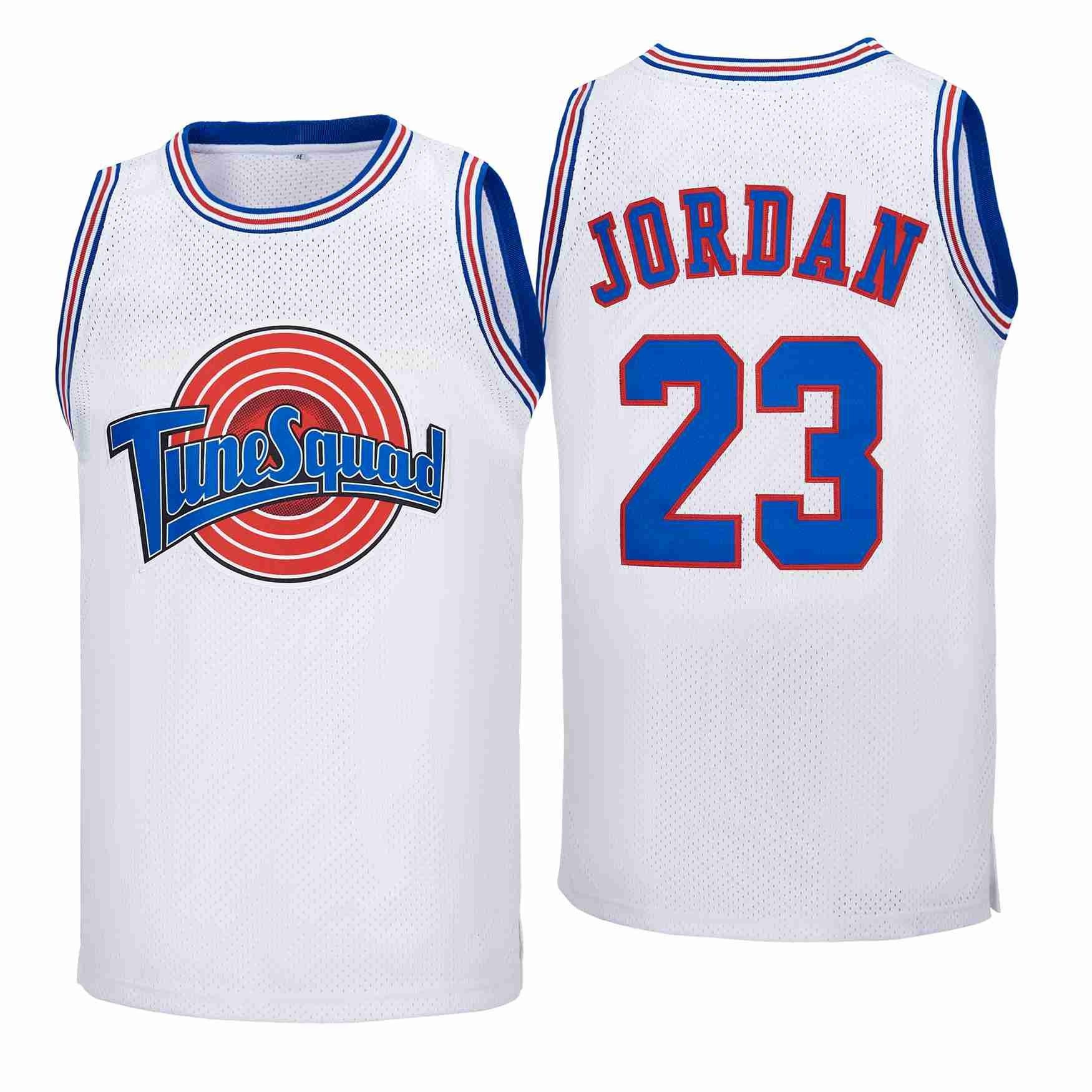 Jordan 23 Tune Squad Space Jam Swingman Jersey White Multicolor Unisex