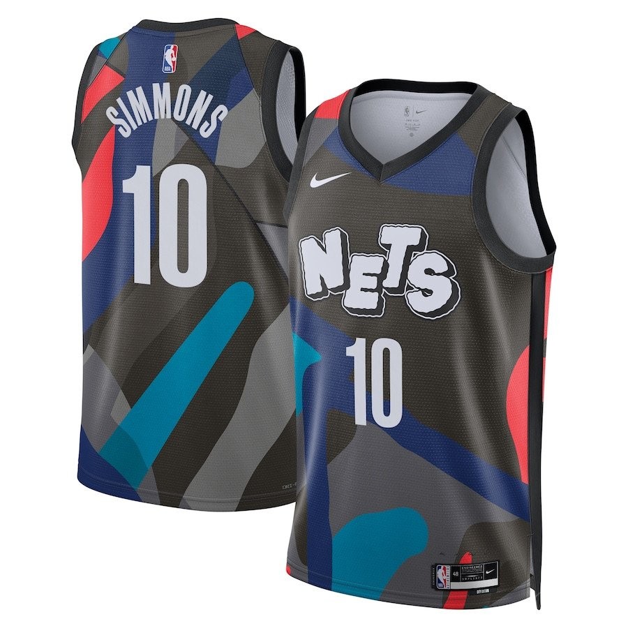 Ben Simmons 10 Brooklyn Nets 2023/24 City Edition Swingman Jersey Black