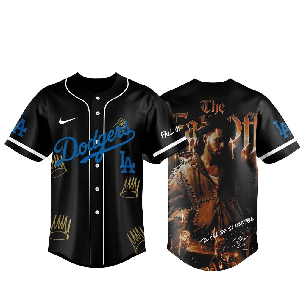 Los Angeles Dodgers J. Cole The Fall Off Tour 2026 Baseball Jersey