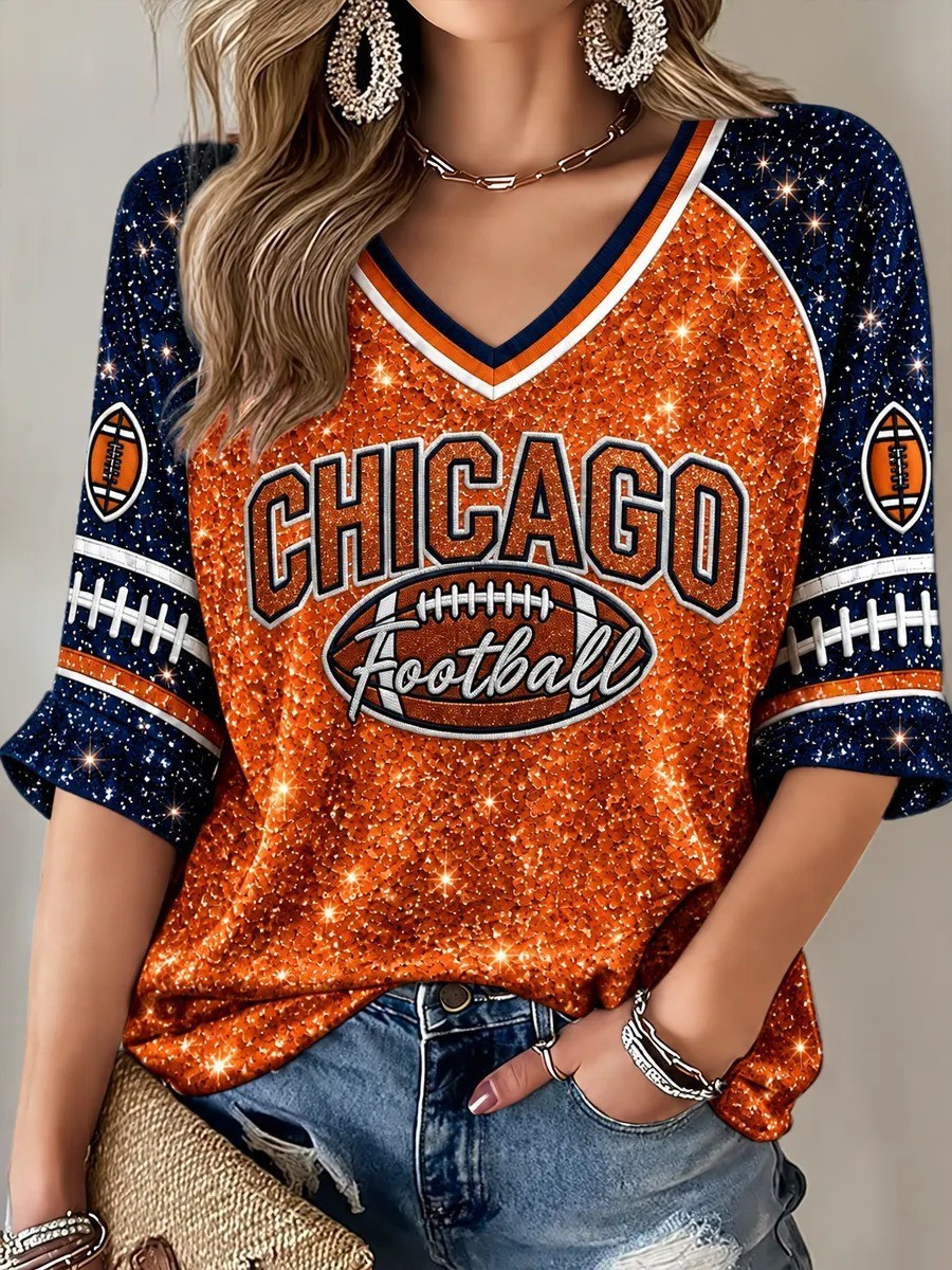 Musemora - Unisex Chicago Bears Long Sleeve Shirt - Football