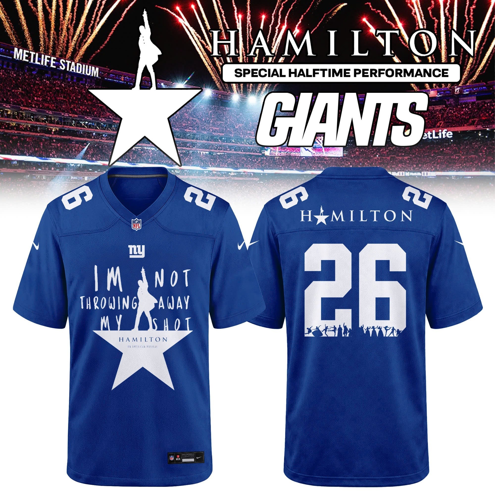 Musemora - Unisex New York Giants Jersey