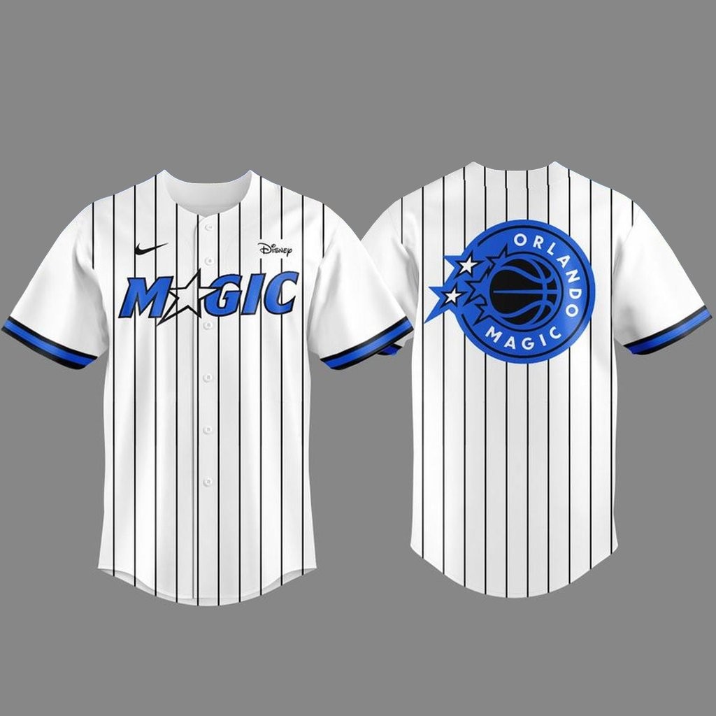 Orlando Magic Unifrom 25-26 Baseball Jersey