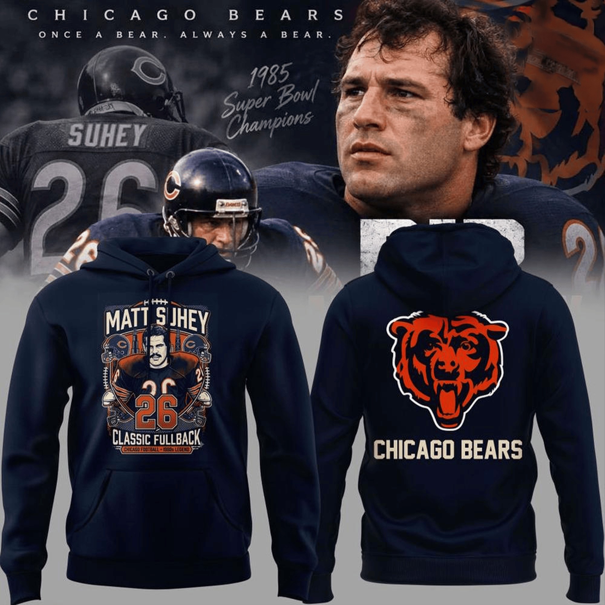 Musemora - Unisex Chicago Bears Hoodie