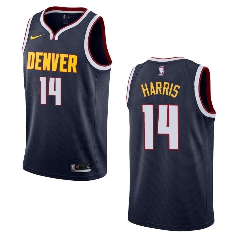 Men's Denver Nuggets Gary Harris #14 Icon Swingman Jersey Navy
