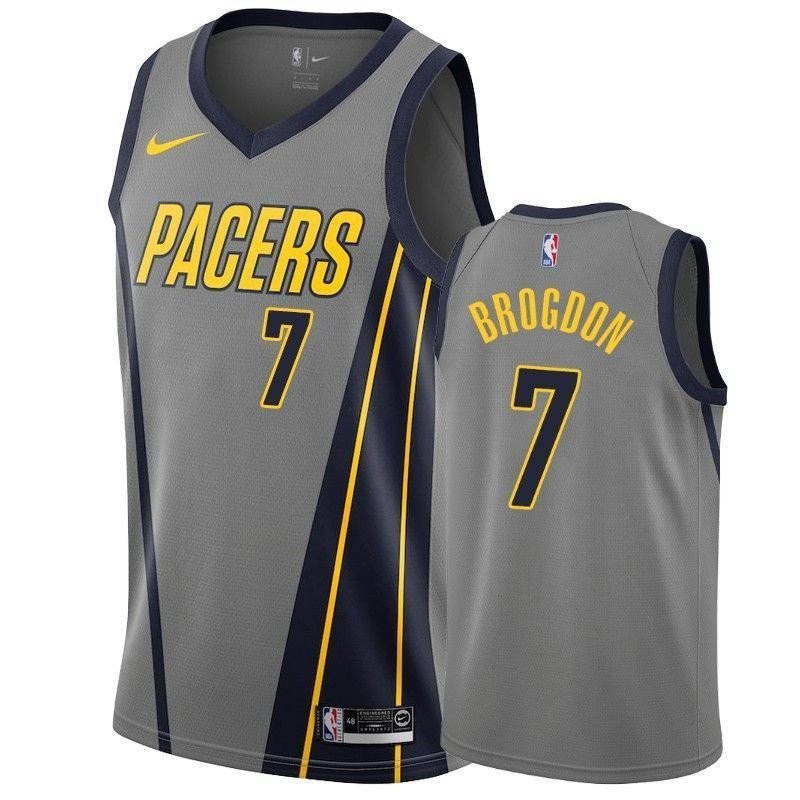 Indiana Pacers Malcolm Brogdon #7 City Edition Men's Basketball Jersey Multicolor