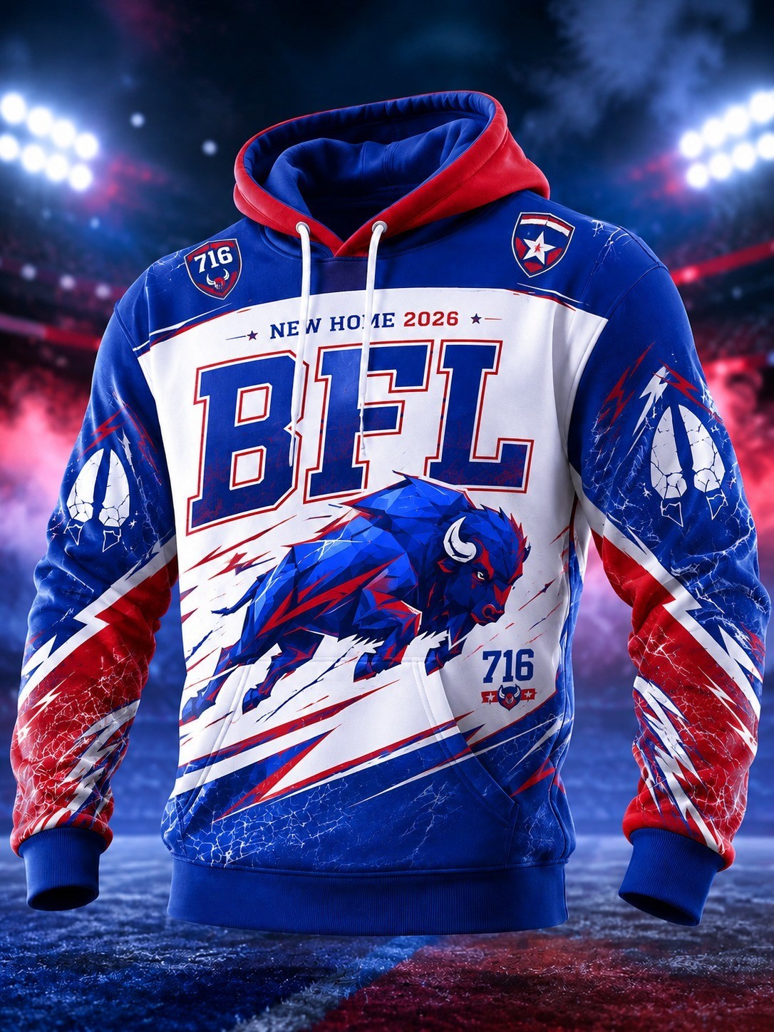 Musemora - Men's Buffalo Bills Hoodie - Football
