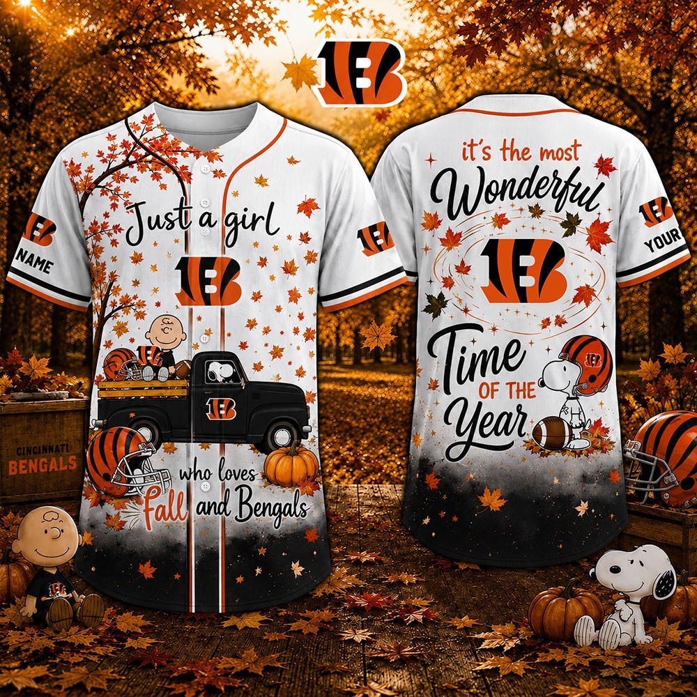 Musemora - Unisex Cincinnati Bengals Jersey