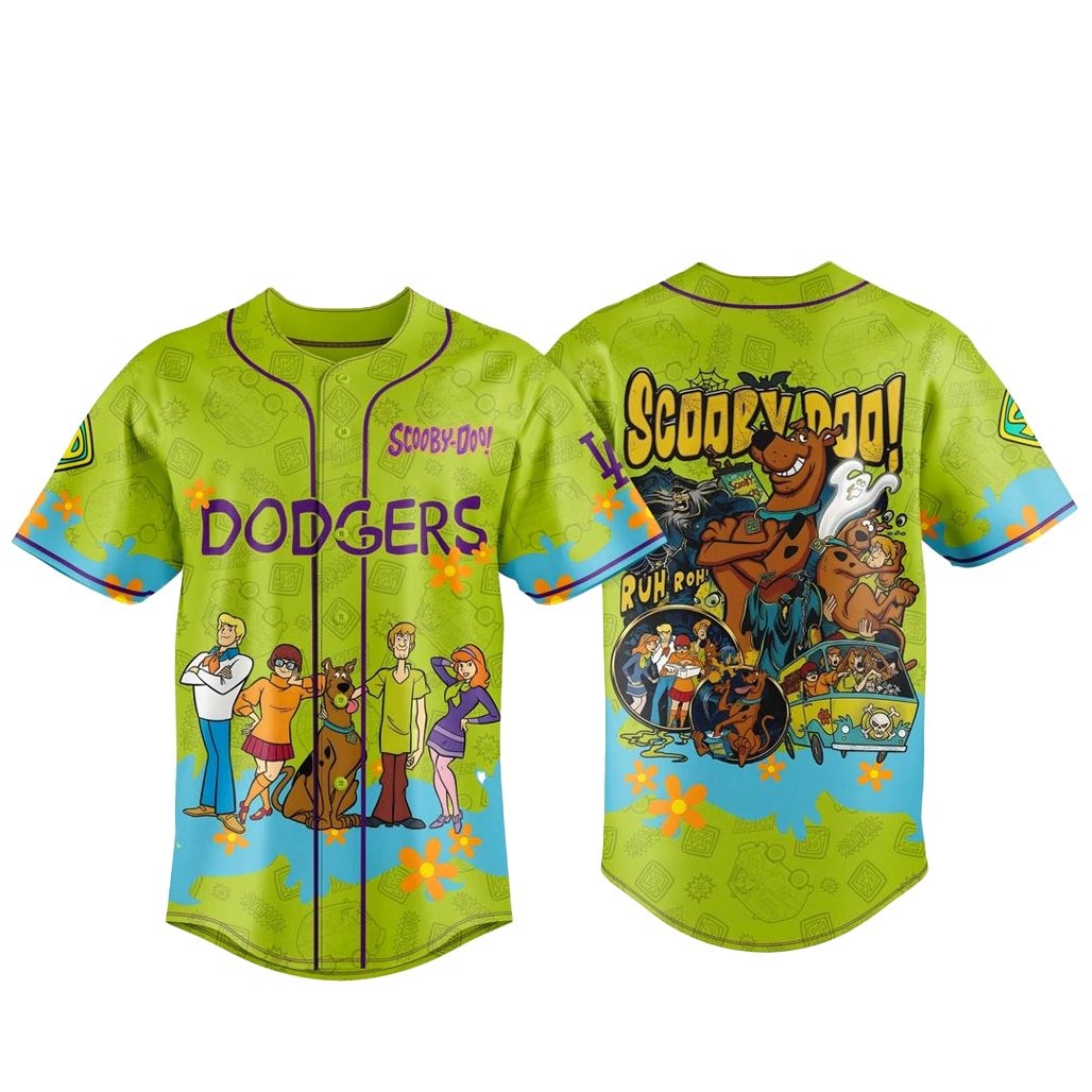 Los Angeles Dodgers x Scooby-Doo Mystery Night 2026 Baseball Jersey