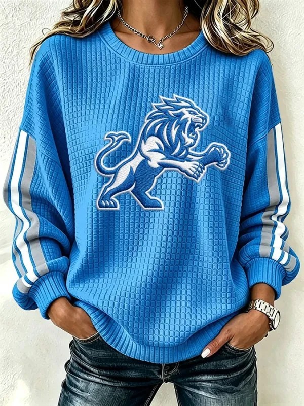 Musemora - Unisex Detroit Lions Sweatshirt - Game Day Football