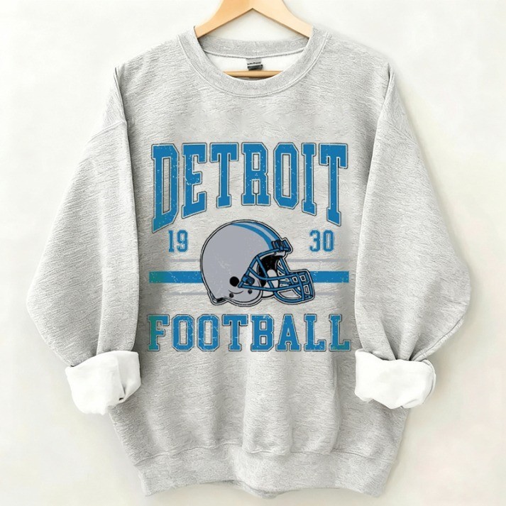 Musemora - Unisex Detroit Lions Sweatshirt - Football