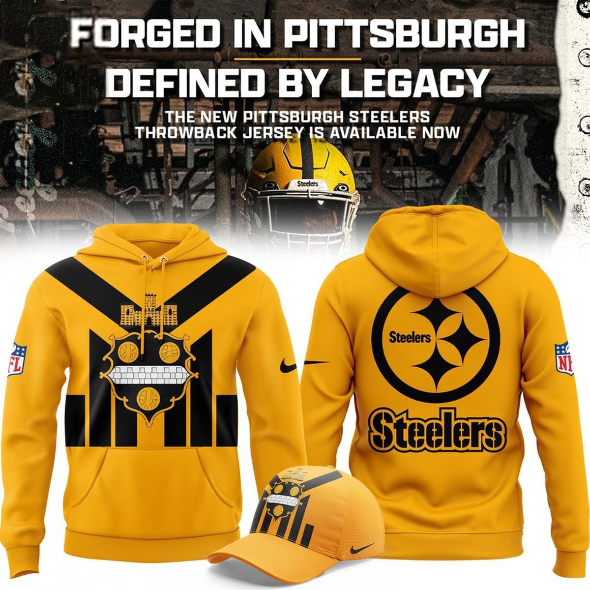 Musemora - Unisex Pittsburgh Steelers Hoodie