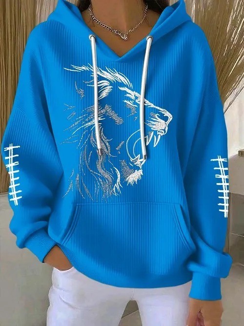 Musemora - Women's Detroit Lions Hoodie - Football