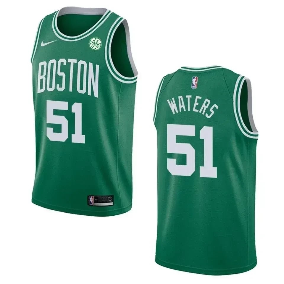 Men's Boston Celtics 51 Tremont Waters Icon Swingman Jersey Green
