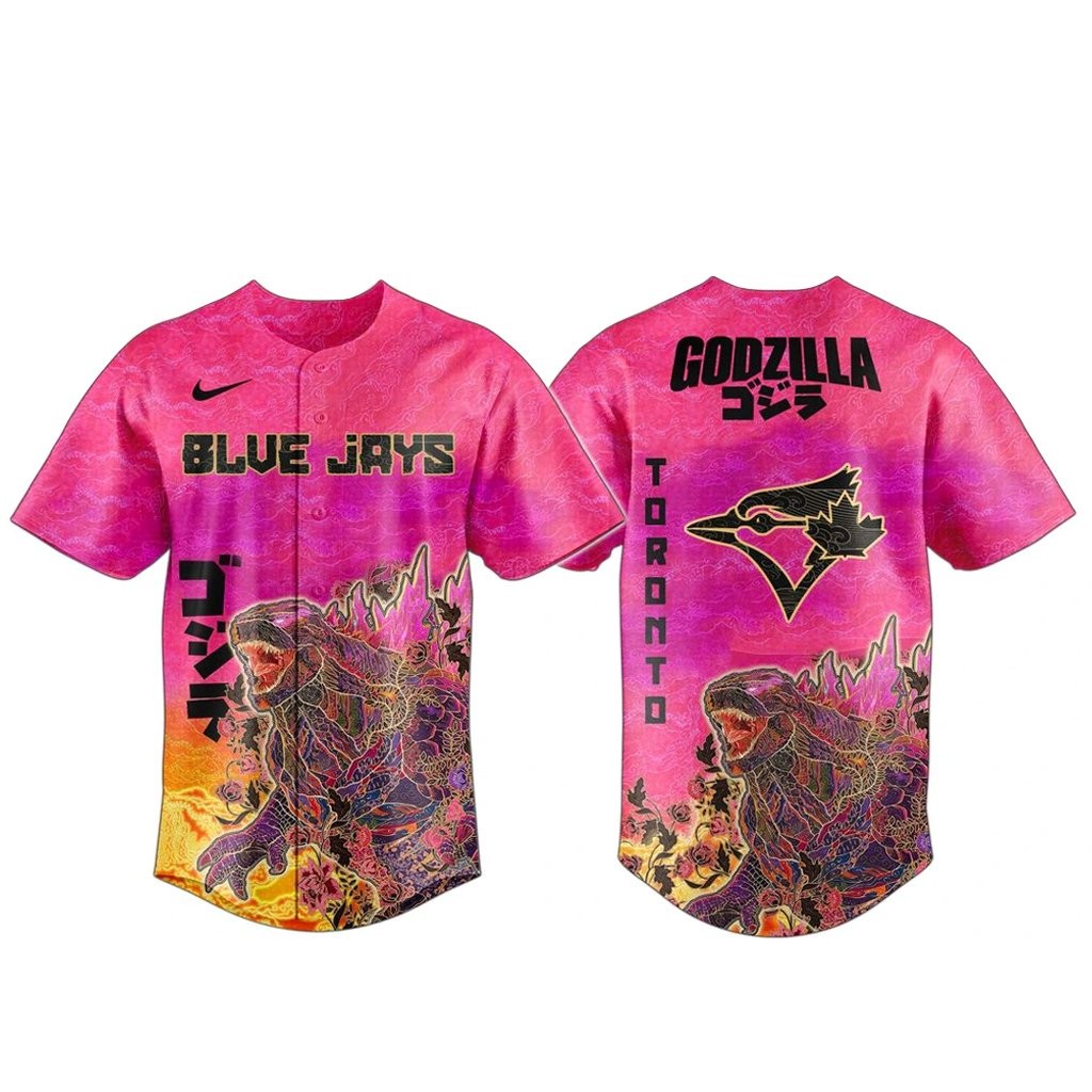 Toronto Blue Jays King of Monsters Baseball Jersey