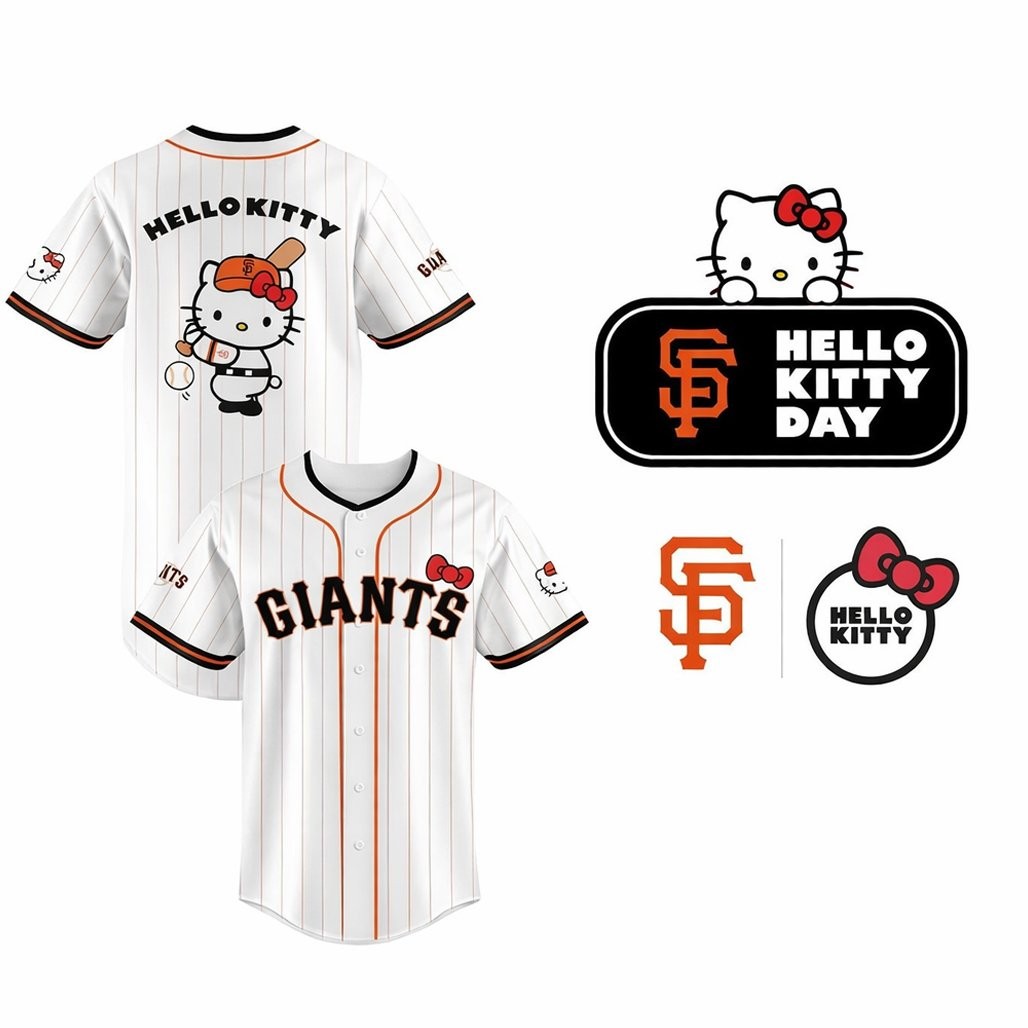 San Francisco Giants x Hello Kitty Day 2026 Baseball Jersey
