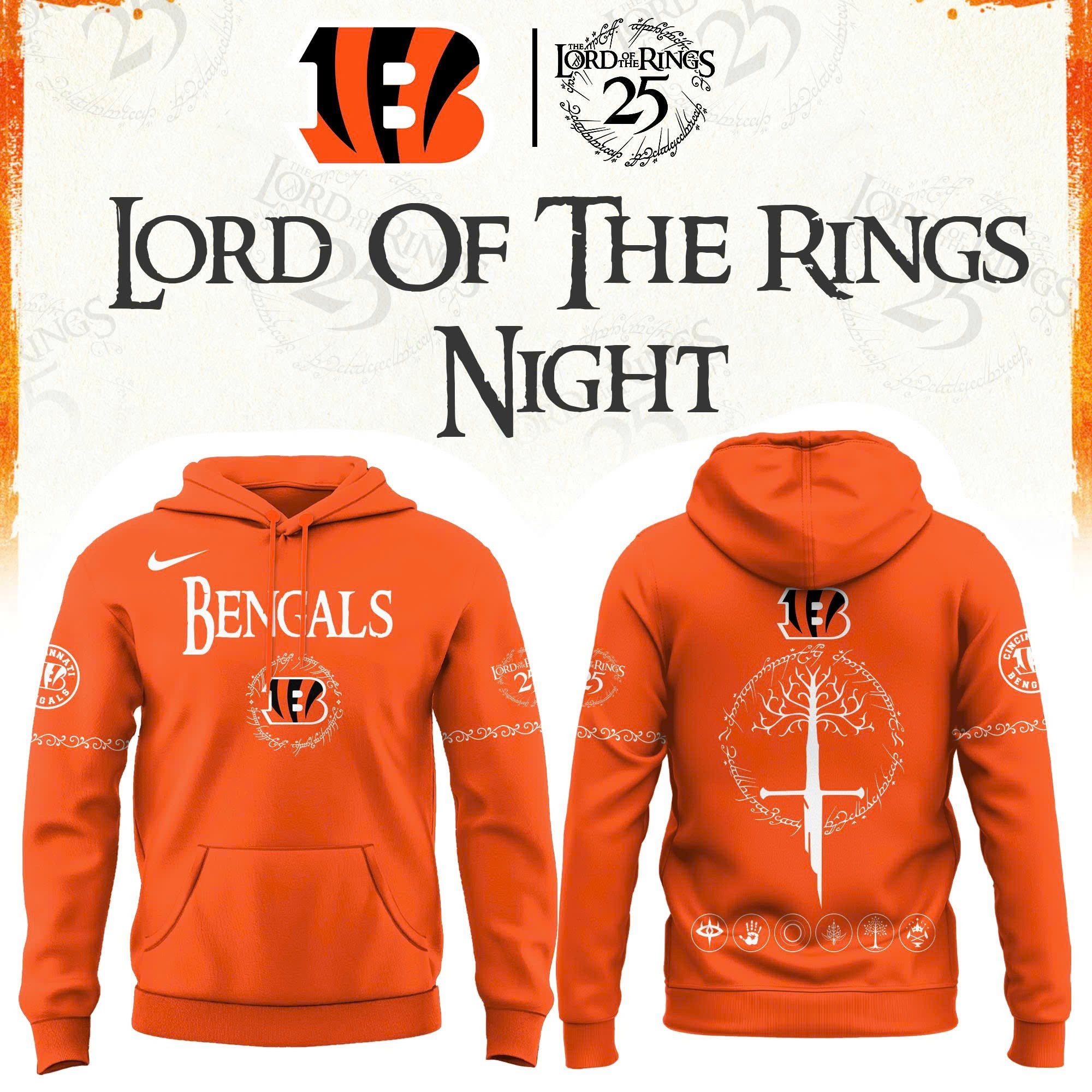 Musemora - Unisex Cincinnati Bengals Hoodie