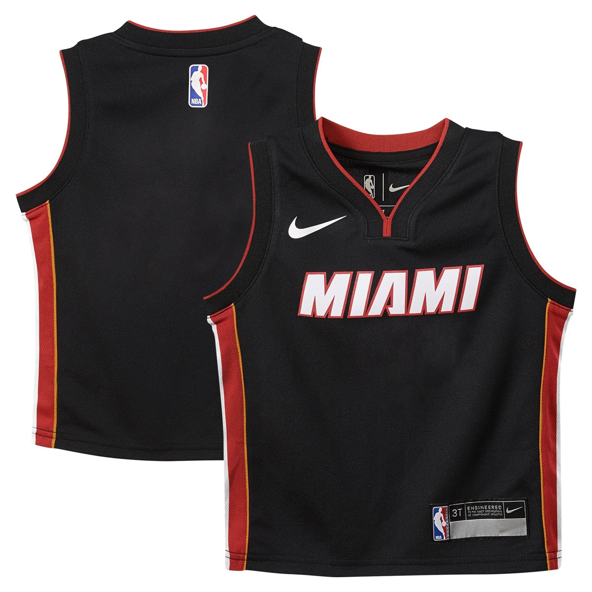 Miami Heat Icon Custom Jersey Kids Unisex Multicolor Sizes S-3XL