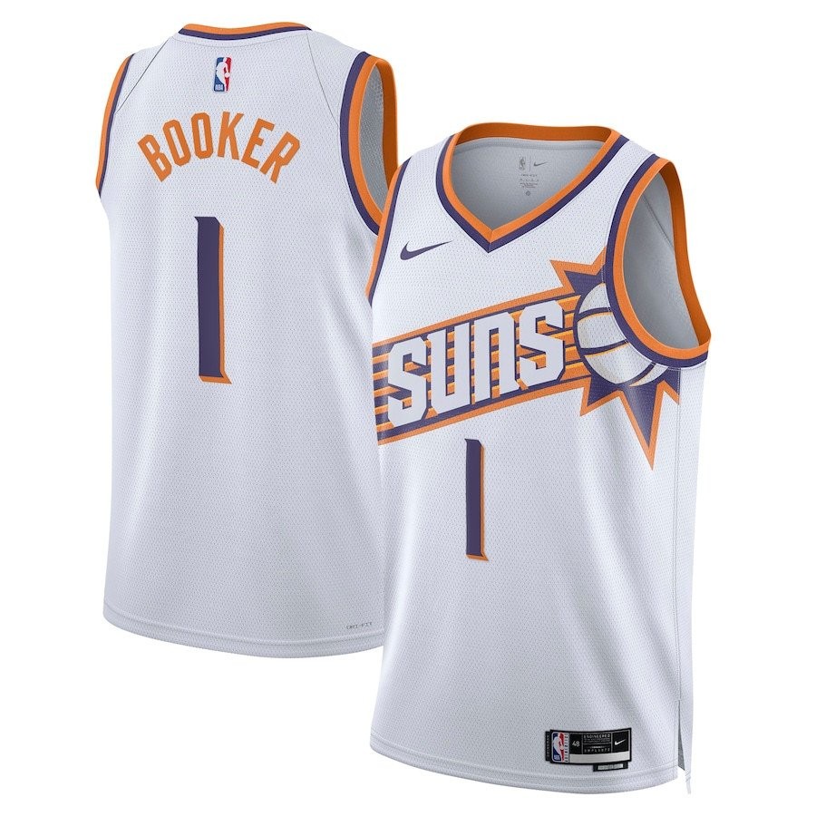 Devin Booker 1 Phoenix Suns 2023/24 Swingman Jersey Association Edition White