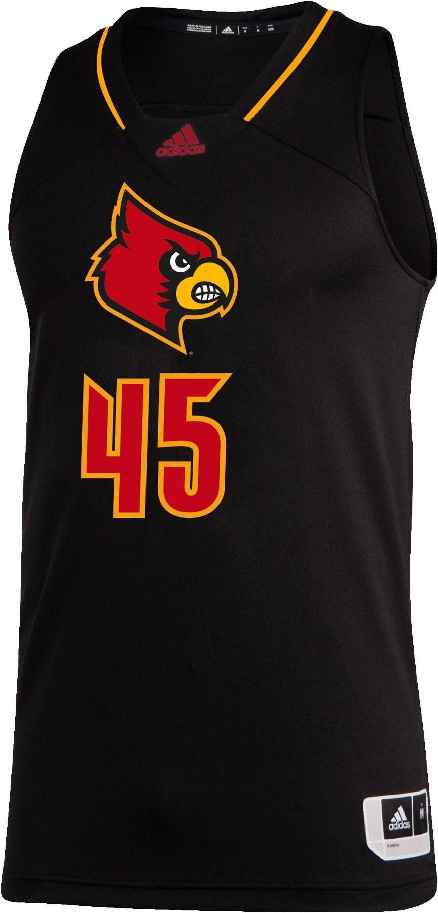 Men's Louisville Cardinals Swingman Black Jersey - Image 2