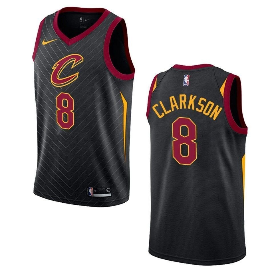 Men's Cleveland Cavaliers Jordan Clarkson Statement Swingman Jersey Black S-3XL