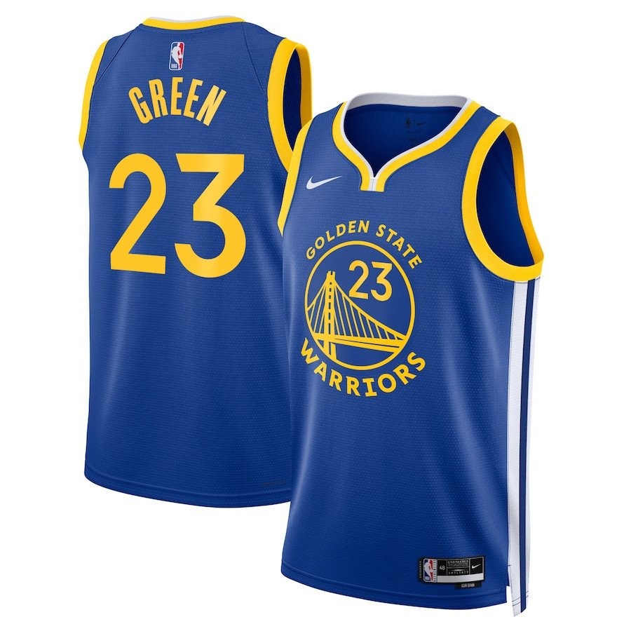 Draymond Green 23 Golden State Warriors Unisex Swingman Jersey Icon Edition Royal
