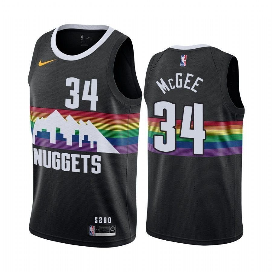 Javale Mcgee Denver Nuggets Black City Edition Swingman Jersey - Unisex