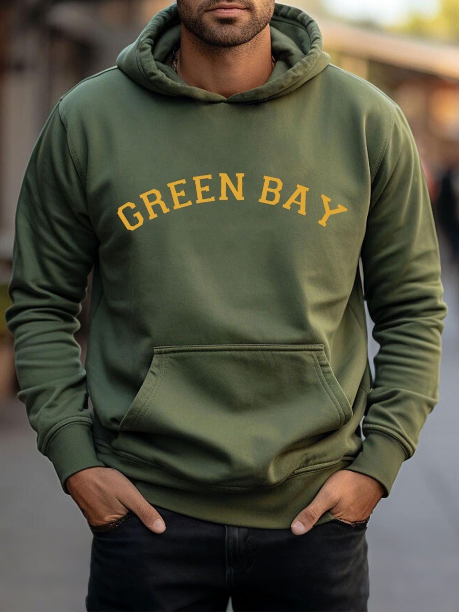 Musemora - Men's Green Bay Packers Sweatshirt - Game Day Football