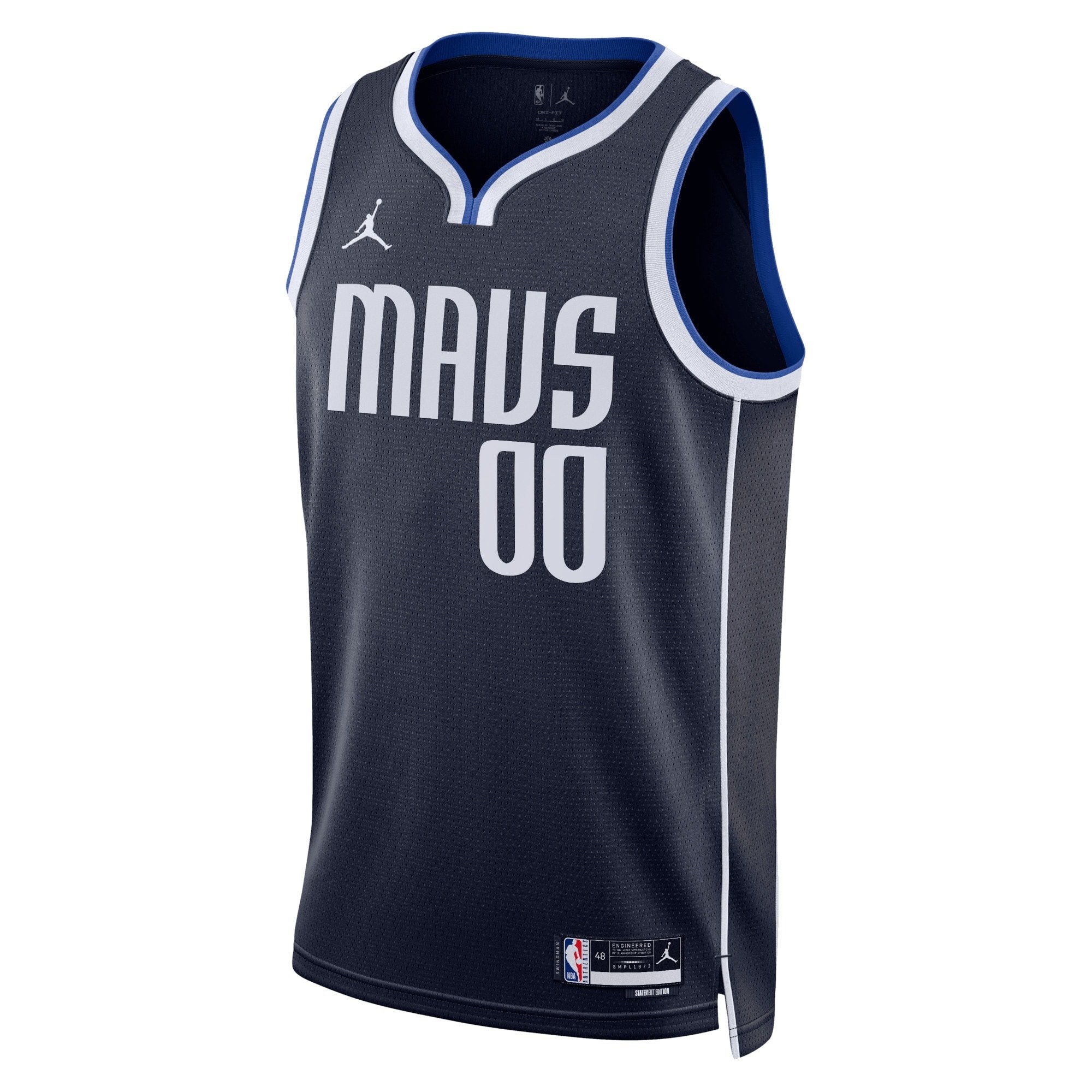 Dallas Mavericks Jordan Statement Swingman Custom Jersey Unisex Multicolor