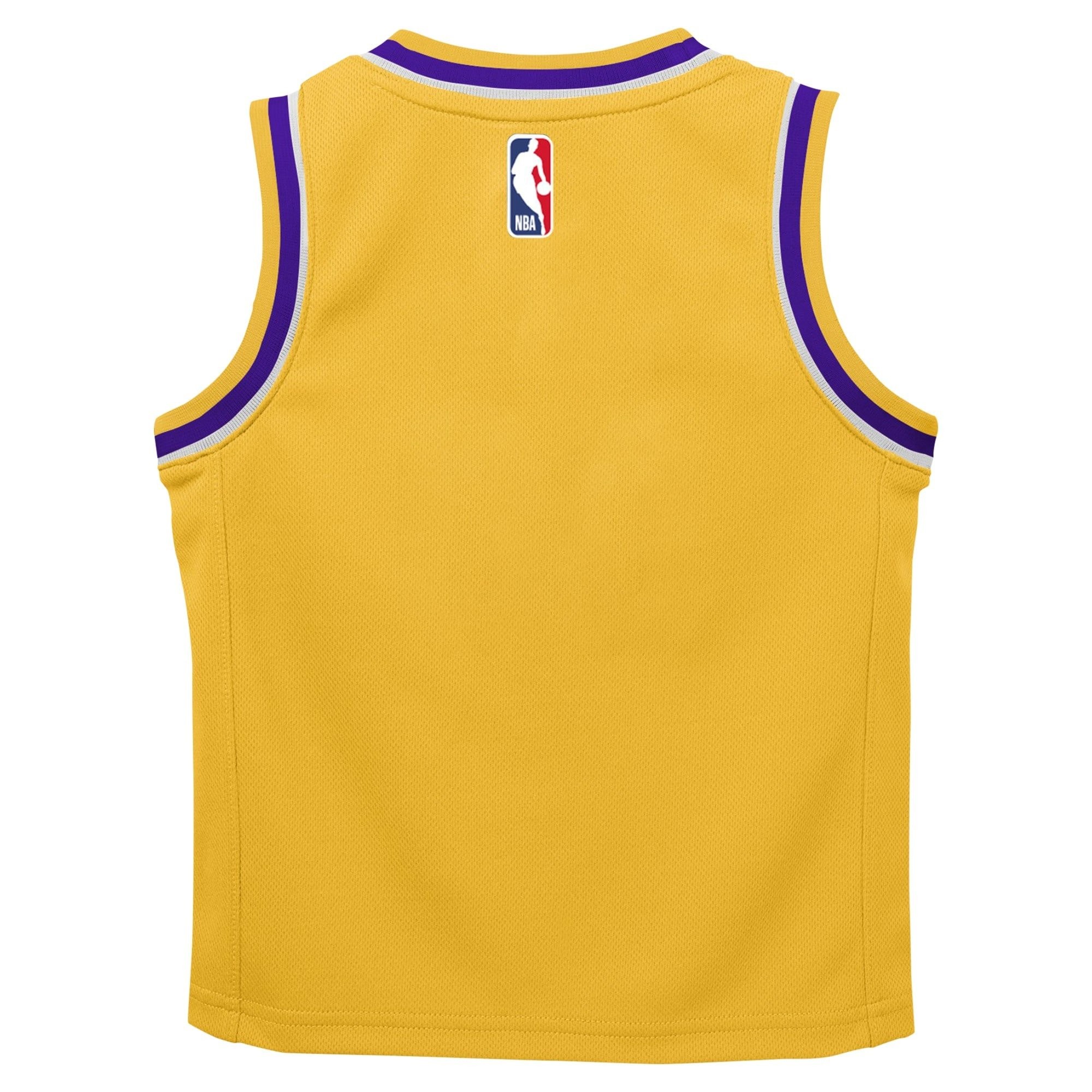 Los Angeles Lakers Icon Custom Jersey Toddler Unisex Multicolor Polyester - Image 3