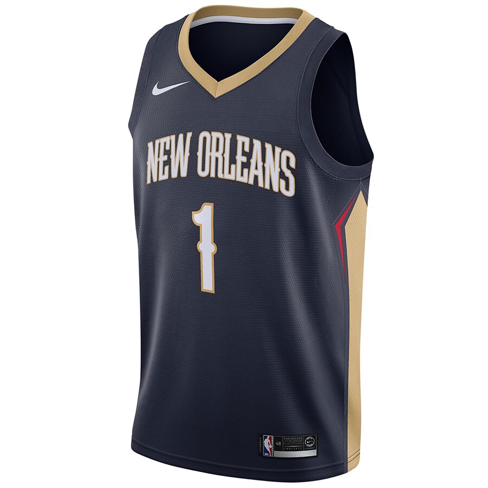 New Orleans Pelicans Zion Williamson Icon Swingman Jersey Mens S-3XL