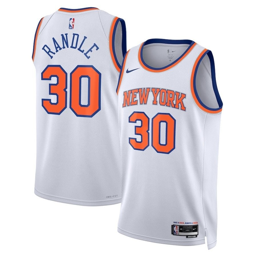 Julius Randle 30 New York Knicks Unisex Swingman Jersey Association Edition White