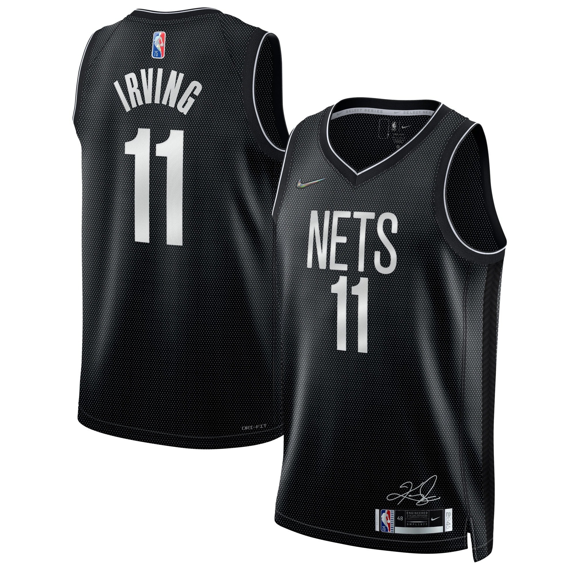 Kyrie Irving 11 Brooklyn Nets Rookie of the Year Swingman Team Jersey Unisex Multicolor